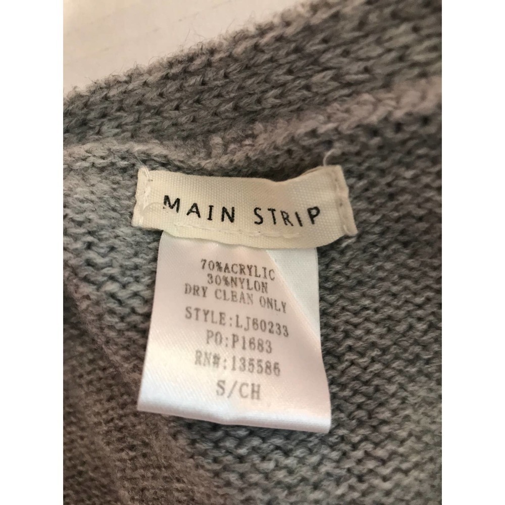 Strip Women's Knit‎ Open Front Cardigan Sweater- Small C/H - Picture 4 of 11